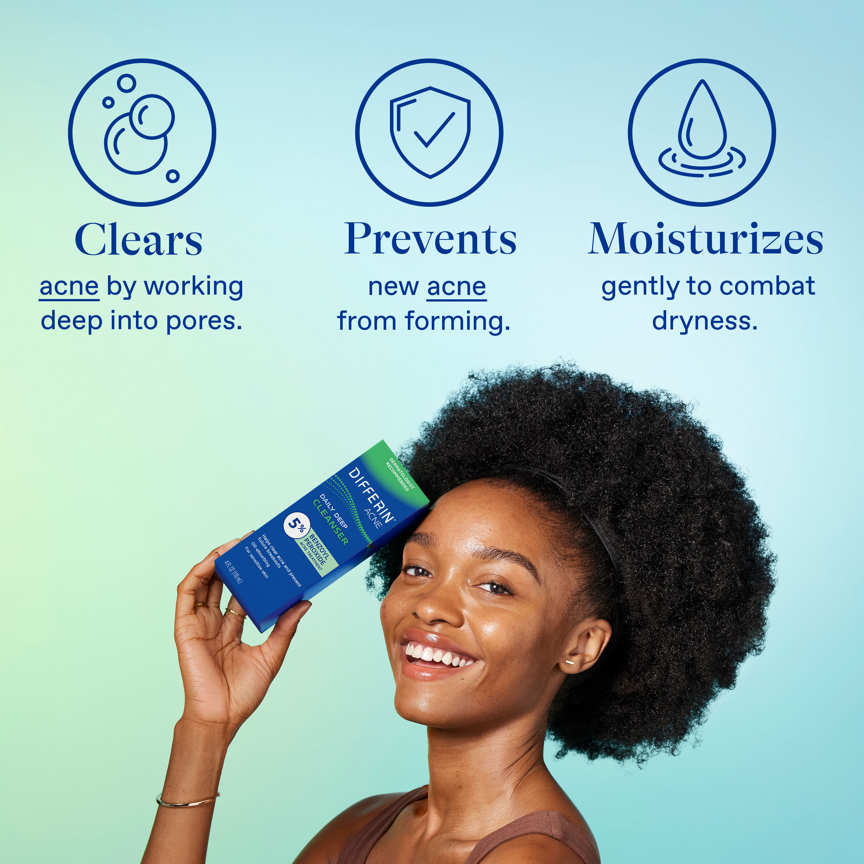 5% Benzoyl Peroxide Daily Deep Cleanser