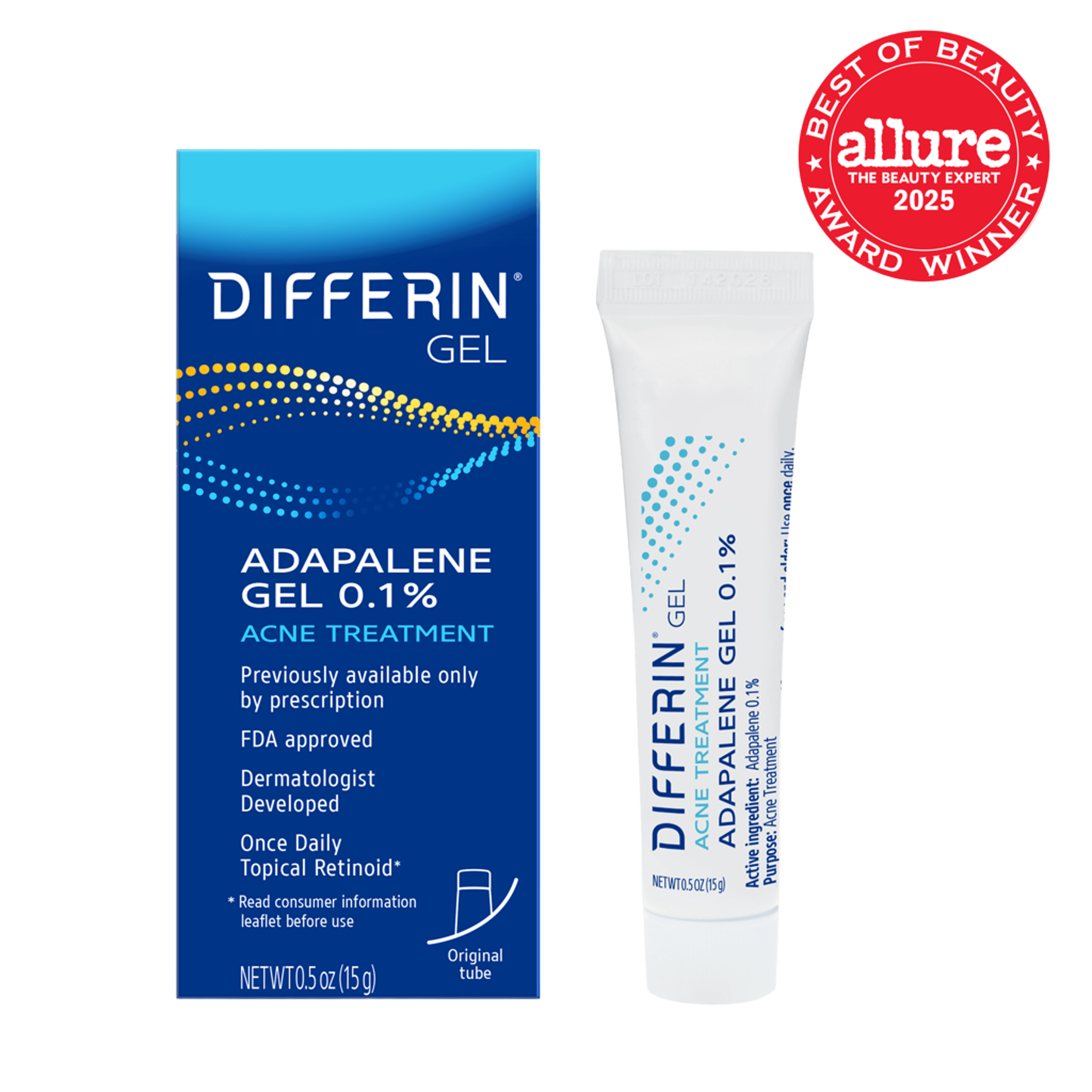 Differin 0.1% Adapalene Gel Treatment
