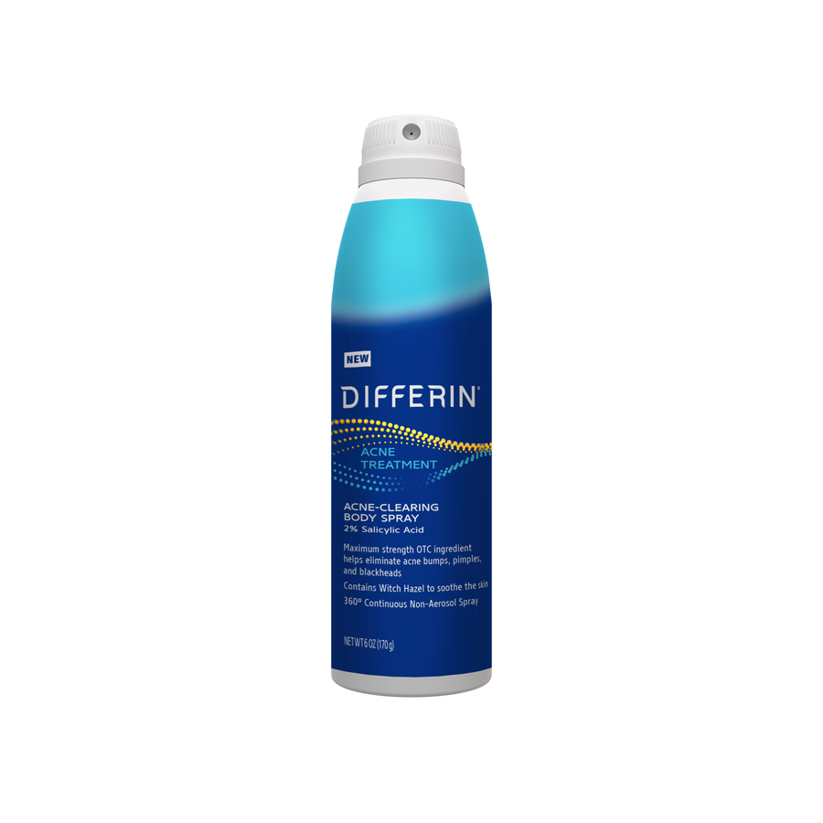 Acne-clearing body spray
