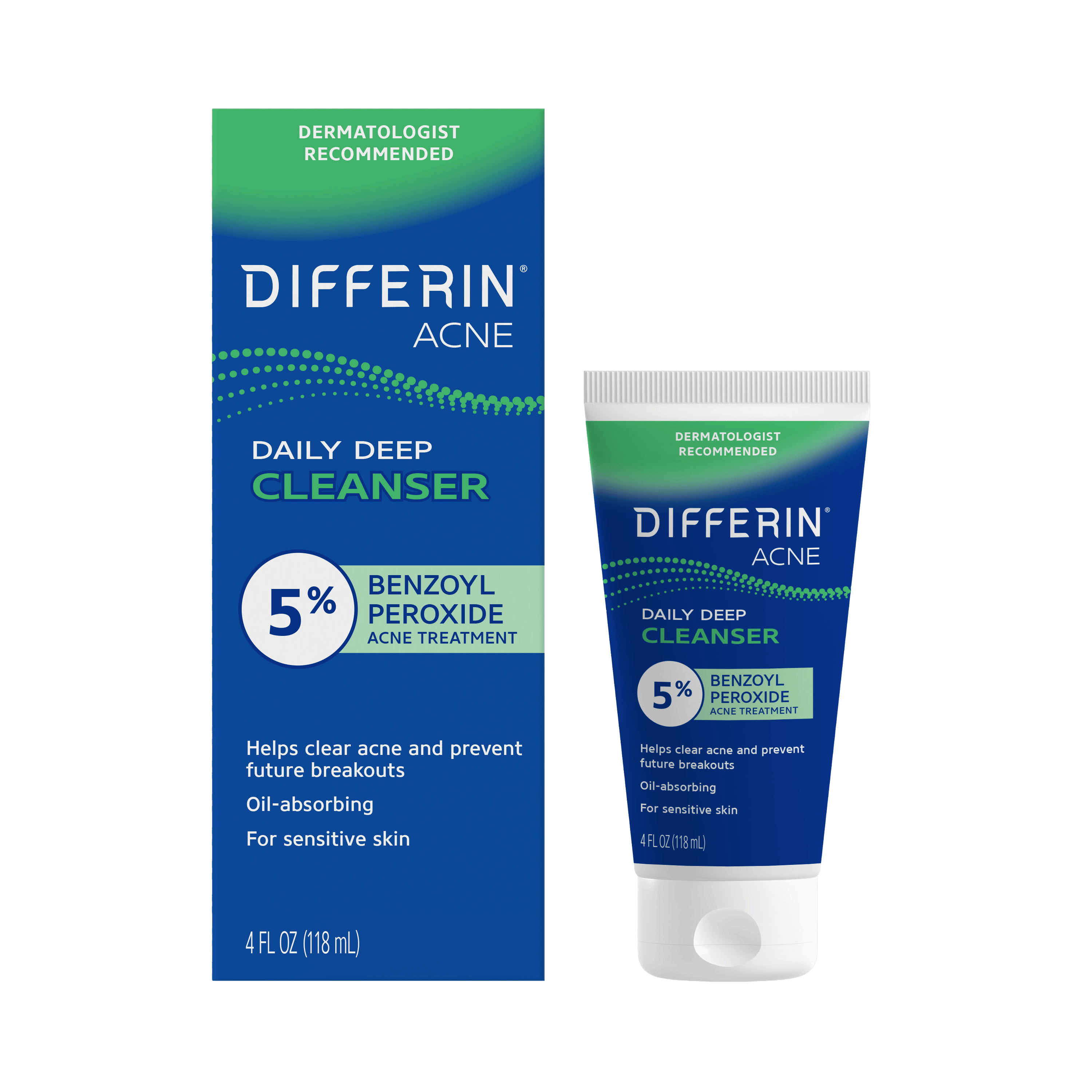 5% Benzoyl Peroxide Daily Deep Cleanser