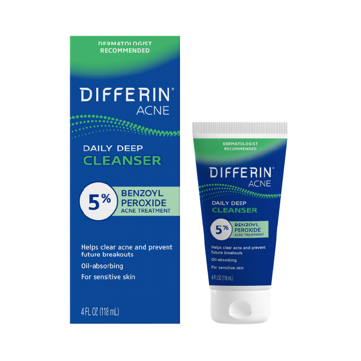 5% Benzoyl Peroxide Daily Deep Cleanser