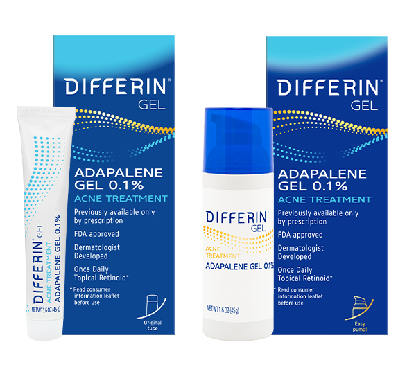 Learn more about Differin Gel (adapalene 0.1%).