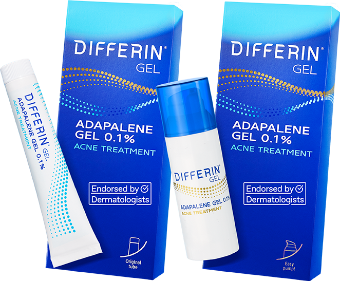 Learn more about the acne-fighting strength of Differin Gel with Adapalene Retinoid.